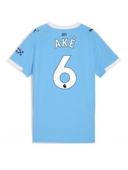 Manchester City Nathan Ake #6 Replika Hemmakläder Dam 2025-26 Kortärmad